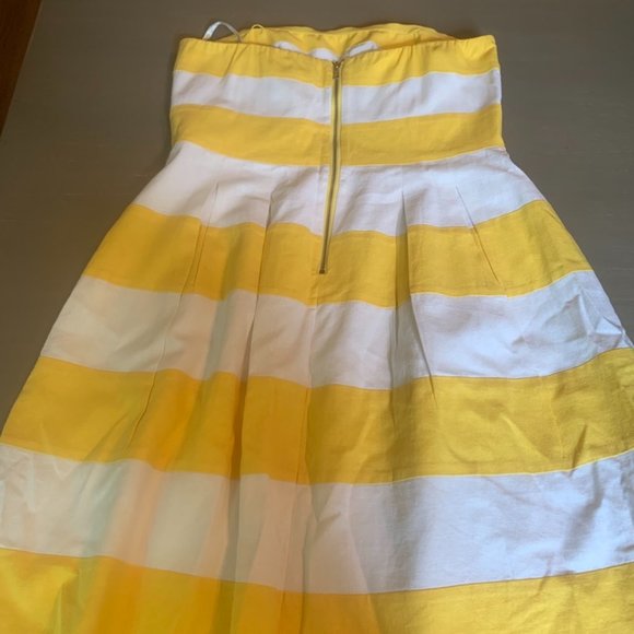 Yellow and White Sundress - Picture 3 of 4